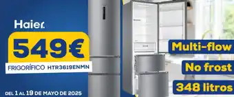 Tiendas Electrón Haier - frigorífico htr3619enmn oferta