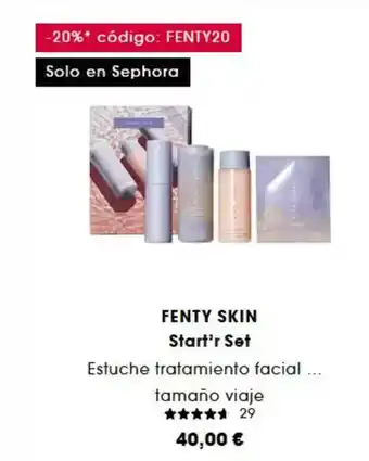 Sephora Solo - fenty skin start'r set oferta