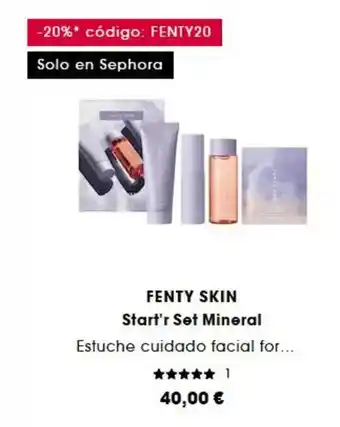 Sephora Solo - fenty skin start'r set mineral oferta