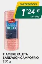 Masymas Campofrío - fiambre paleta sandwich oferta