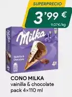 Masymas Milka - cono oferta