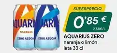 Masymas Aquarius - zero naranja o limón oferta