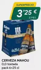Masymas Mahou - cerveza oferta