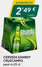 Masymas Cruzcampo - cerveza shandy oferta