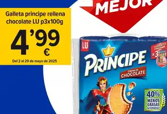 Cash Fresh Lu - galleta principe rellena chocolate oferta