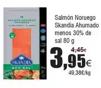 FROIZ Skandia - salmon noruego ahumado menos 30% de sal oferta