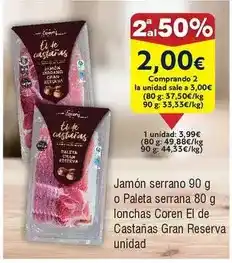 FROIZ Serrano - jamon o paleta serrana oferta