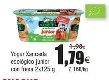 FROIZ Eroski - yogur xanceda ecologico junior con fresa oferta