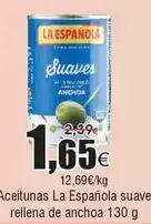 FROIZ La española - aceitunas suave rellena de anchoa oferta