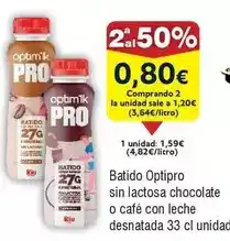 FROIZ Rio - batido sin lactosa chocolate o cafe con leche desnatada oferta