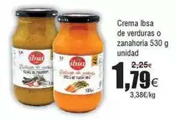 FROIZ Ibsa - crema de verduras o zanahoria oferta