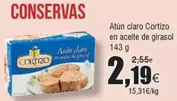 FROIZ Cortizo - atun claro en aceite de girasol oferta