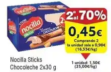 FROIZ Nestlé - nocilla sticks oferta