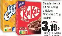 FROIZ Nestlé - cereales kit kat o golden oferta