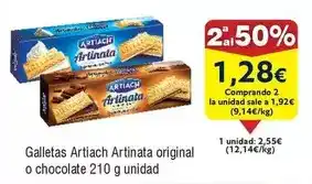FROIZ Artiach - galletas original o chocolate oferta