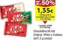 FROIZ White - chocolatina original, o avellana oferta