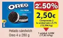 FROIZ Oreo - helado sandwich oferta