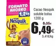 FROIZ Nestlé - cacao nesquik soluble bolsa oferta