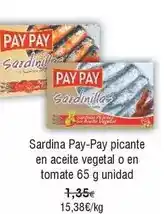FROIZ Pay pay - sardina picante en aceite vegetal o en tomate oferta