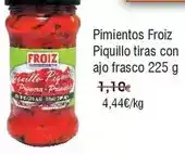 FROIZ Froiz - pimientos piquillo tiras con ajo frasco oferta