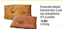 FROIZ Gourmet - empanada integral atún o pollo con champiñones oferta