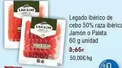 FROIZ Legado del pozo - legado ibérico de cebo 50% raza ibérica jamón o paleta oferta