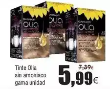 FROIZ Garnier - tinte olia sin amoniaco gama unidad oferta