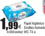FROIZ Scottex - papel higiénico húmedo wc oferta
