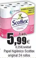 FROIZ Scottex - papel higiénico original 24 rollos oferta