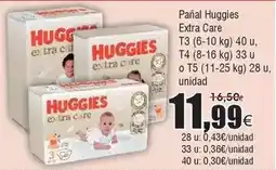 FROIZ Huggies - pañal extra care oferta