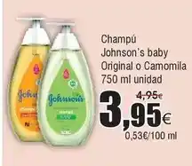 FROIZ Johnson's - champú original o camomilla oferta