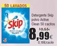FROIZ Skip - detergente polvo active clean oferta