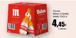 FROIZ Mahou - cerveza 5 estrellas botella oferta