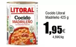 FROIZ Litoral - cocido madrileno oferta