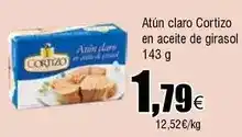 FROIZ Cortizo - atun claro en aceite de girasol oferta