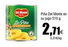 FROIZ Del monte - pina en su jugo oferta