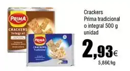 FROIZ Prima - crackers tradicional o integral oferta
