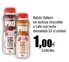 FROIZ Batido sin lactosa chocolate o cafe con leche desnatada oferta