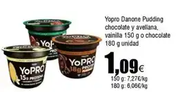 FROIZ Danone - yopro pudding chocolate y avellana oferta