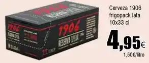 FROIZ 1906 - cerveza frigopack oferta