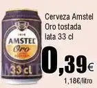 FROIZ Amstel - cerveza oro tostada oferta