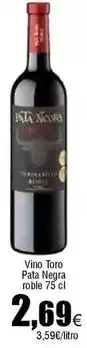 FROIZ Pata negra - vino toro roble oferta