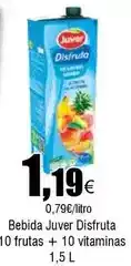 FROIZ Juver - bebida disfruta 10 frutas + 10 vitaminas oferta