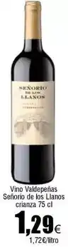 FROIZ Señorío de los llanos - vino valdepenas oferta