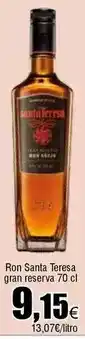 FROIZ Santa teresa - ron gran reserva oferta