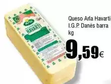 FROIZ Arla - queso havarti i.g.p. danés barra oferta