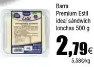 FROIZ Premium - barra estil ideal sandwich lonchas oferta