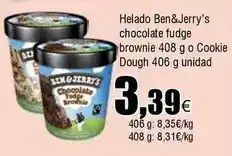 FROIZ Ben & jerry's - helado chocolate fudge brownie oferta
