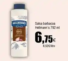 FROIZ Hellmann's - salsa barbacoa oferta