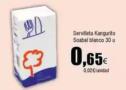 FROIZ Blanco - servilleta kangurito soabel oferta